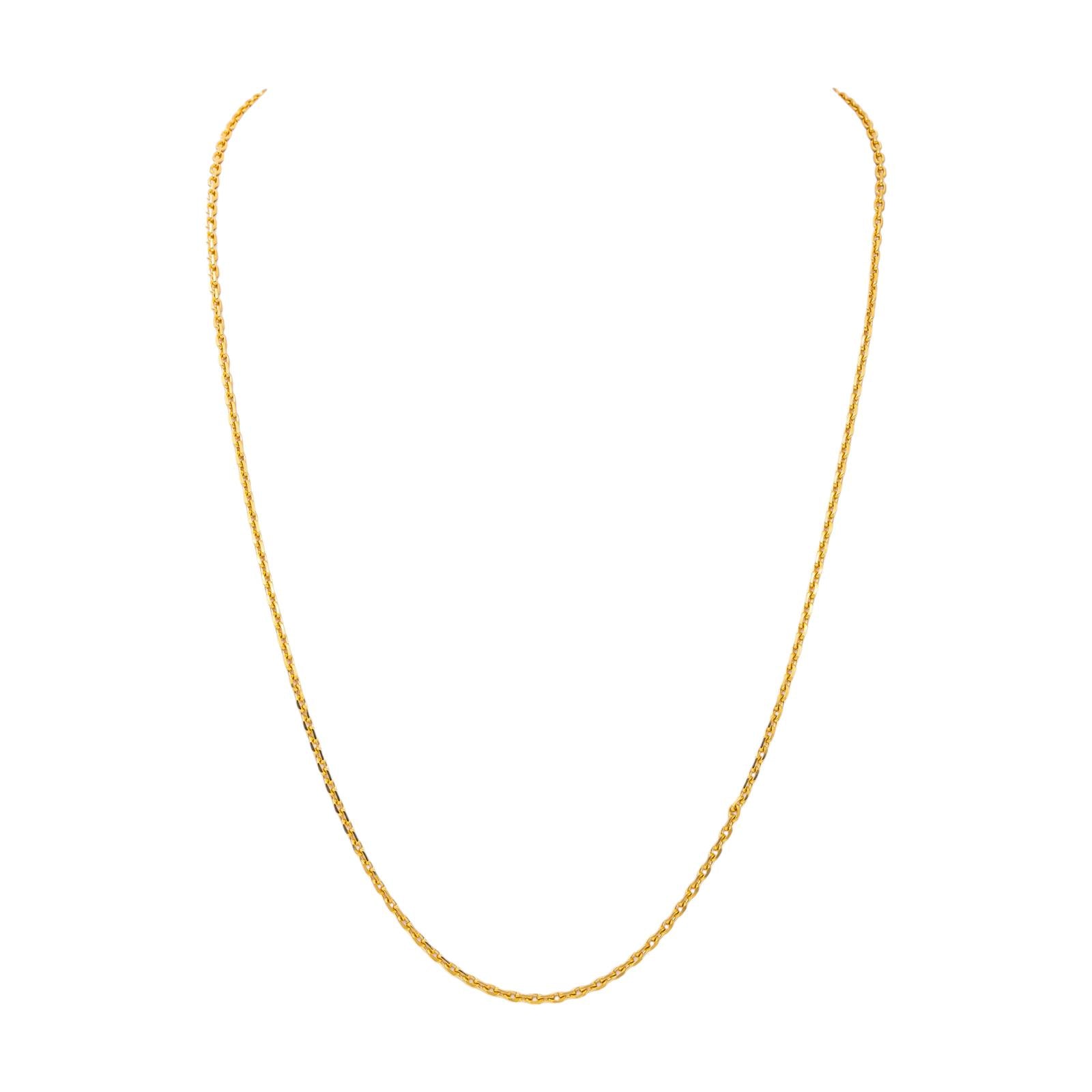 Yellow Gold Forçat Link Necklace