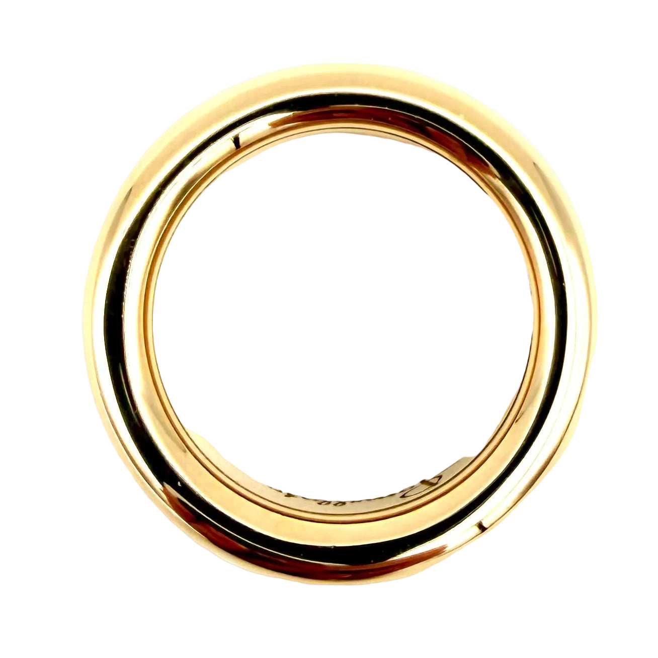 POMELLATO "Iconia Slim" Bangle Ring in Rose Gold and Diamonds