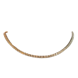 Collier Rivière en or blanc et diamants