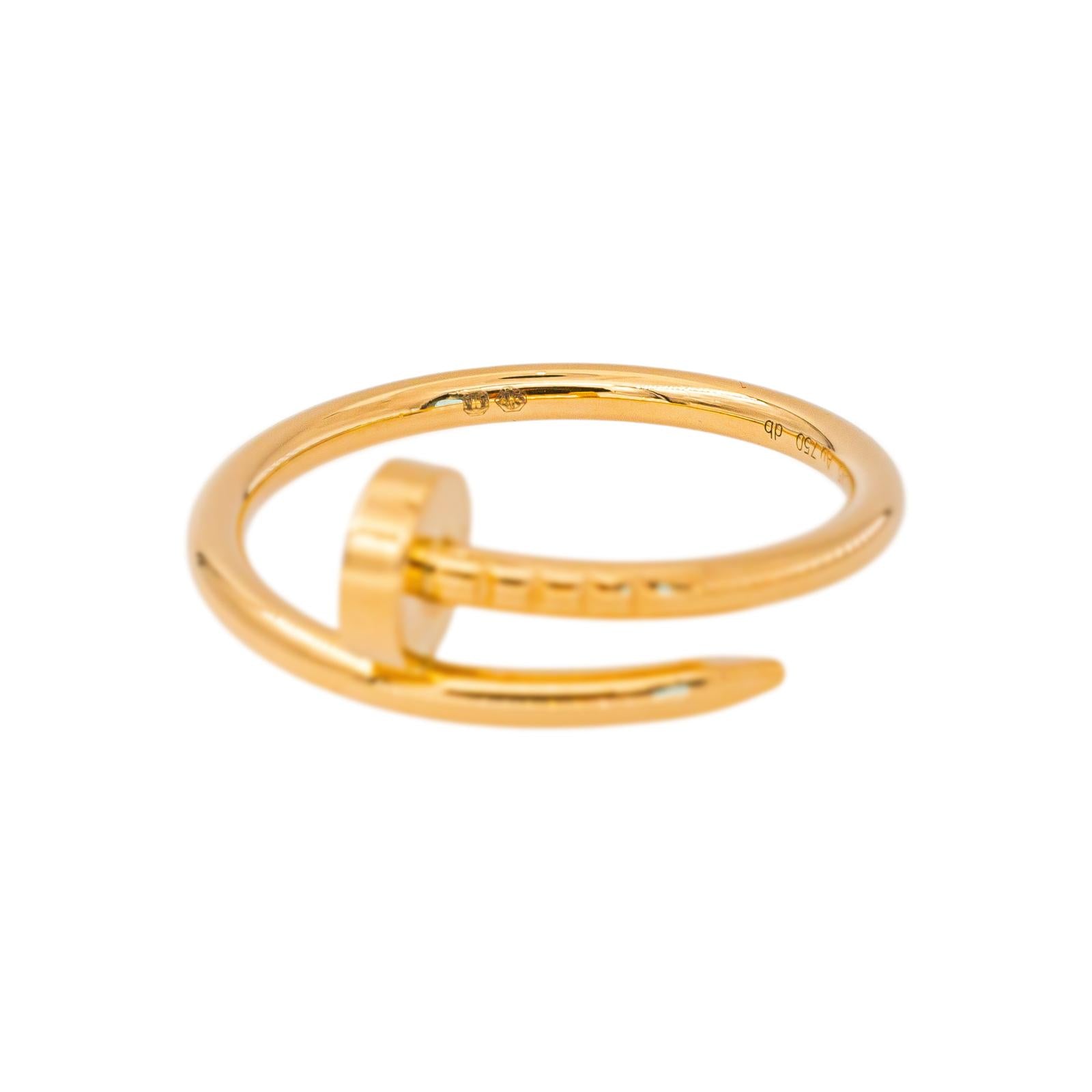 Cartier Juste un clou Ring in Yellow gold