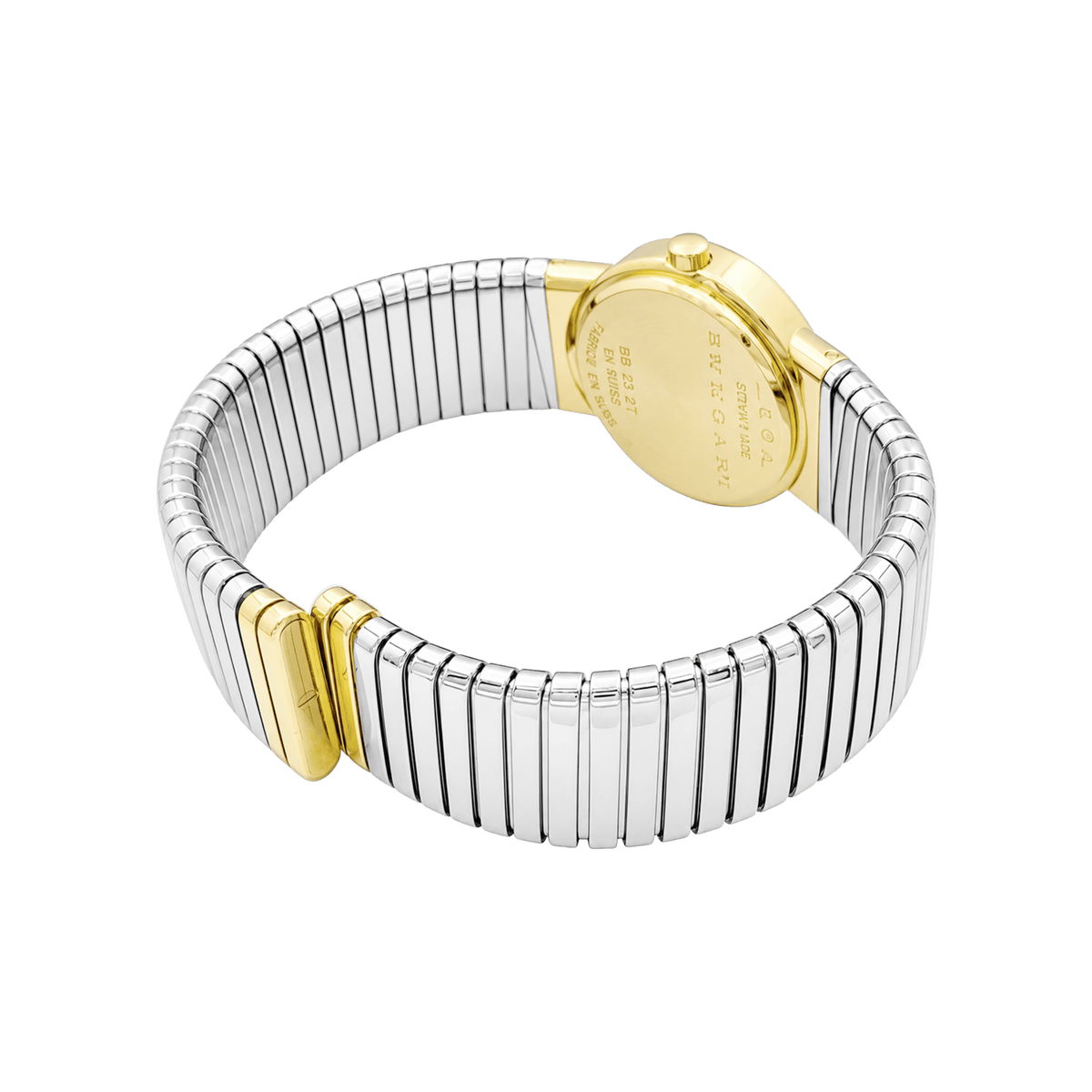 BULGARI "BB 26" Watch in Yellow Gold and Stainless Steel