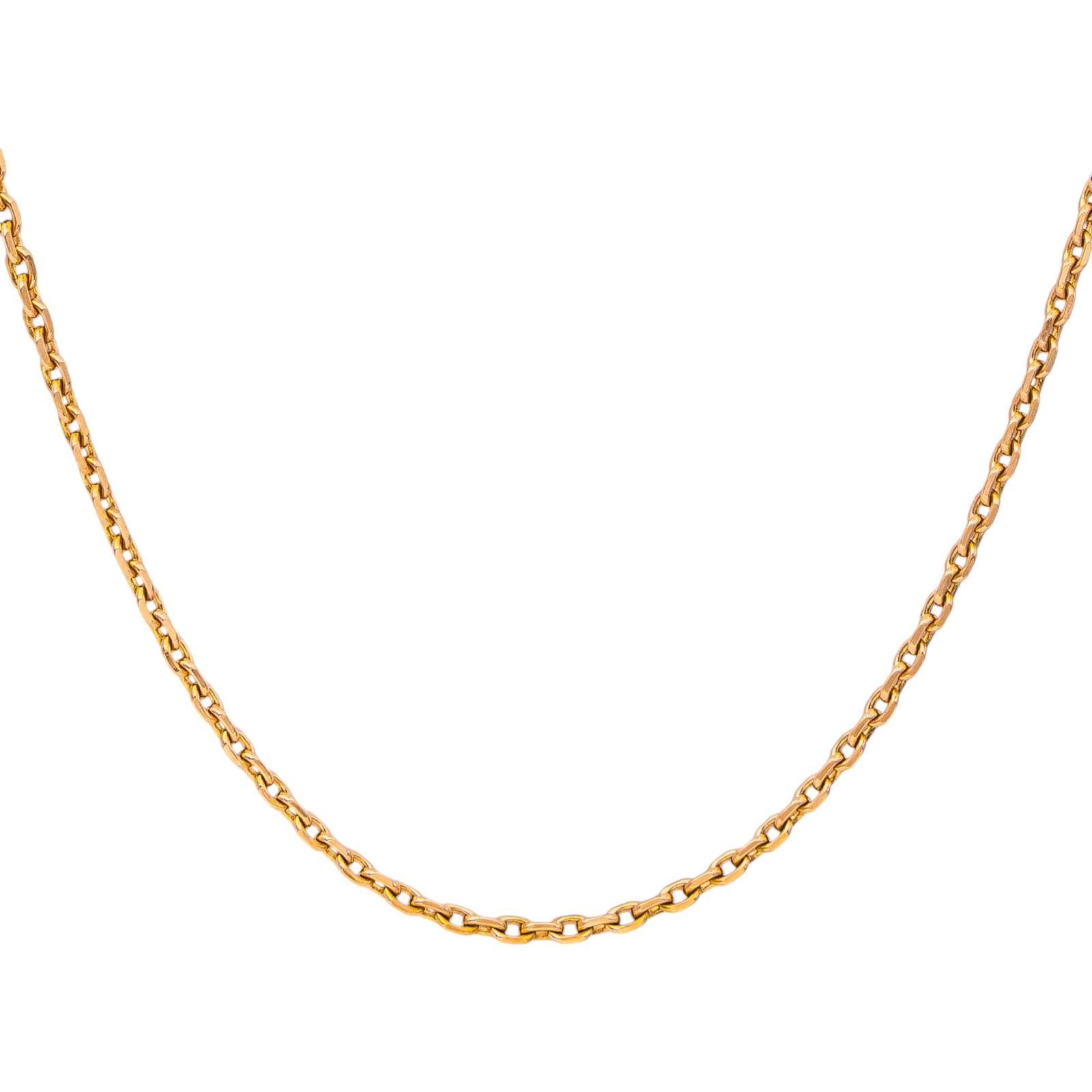 Collier Chaîne Forçat Or rose