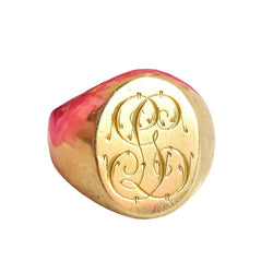Yellow Gold Signet Ring