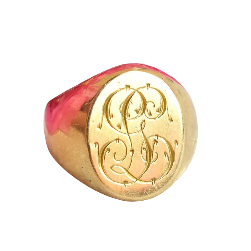 Yellow Gold Signet Ring