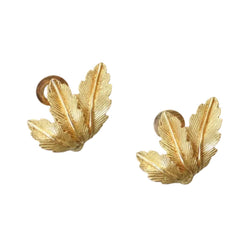 Clip Earrings in Yellow gold