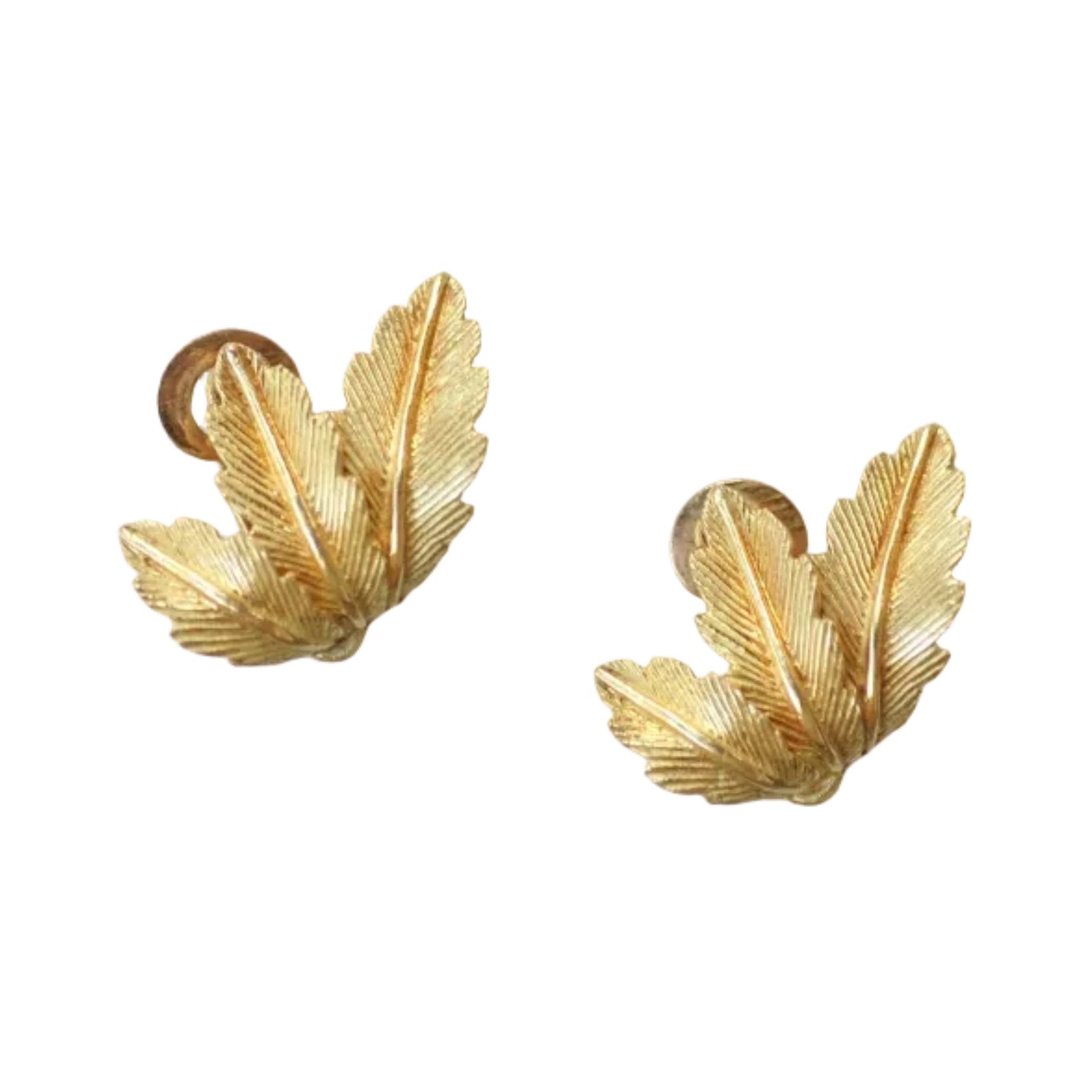 Clip Earrings in Yellow gold