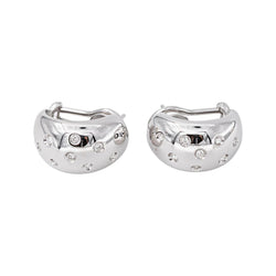 Boucles d'oreilles Or blanc Diamant