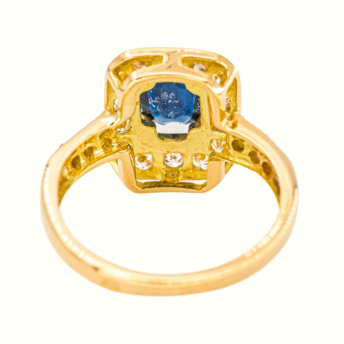 Yellow Gold Sapphire Ring