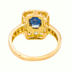 Yellow Gold Sapphire Ring