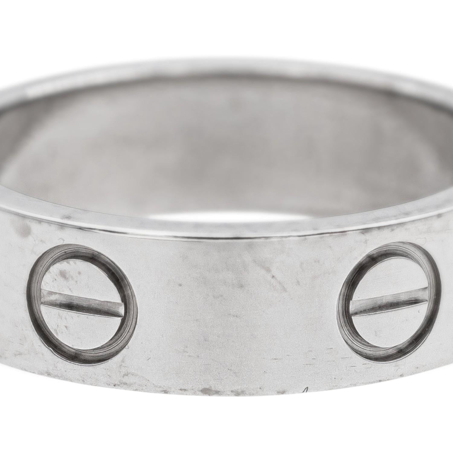 Cartier Love Ring White gold