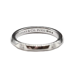 TIFFANY & CO. "Tiffany True" Wedding Band in Platinum and Diamonds