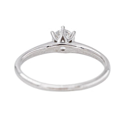 White Gold Solitaire Diamond Ring