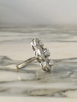 White Gold and Diamond Ring