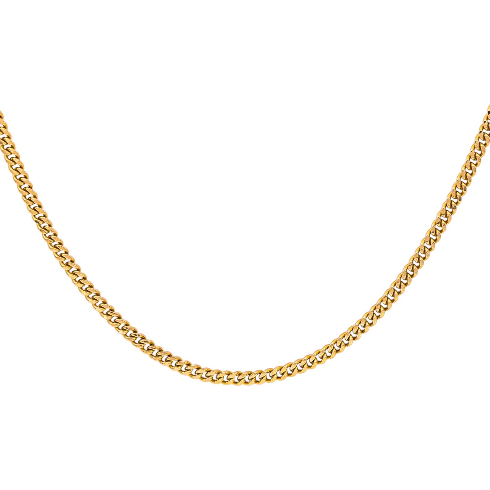 Collier Maille gourmette Or jaune