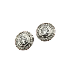 CARTIER Stud Earrings in White Gold and Diamonds