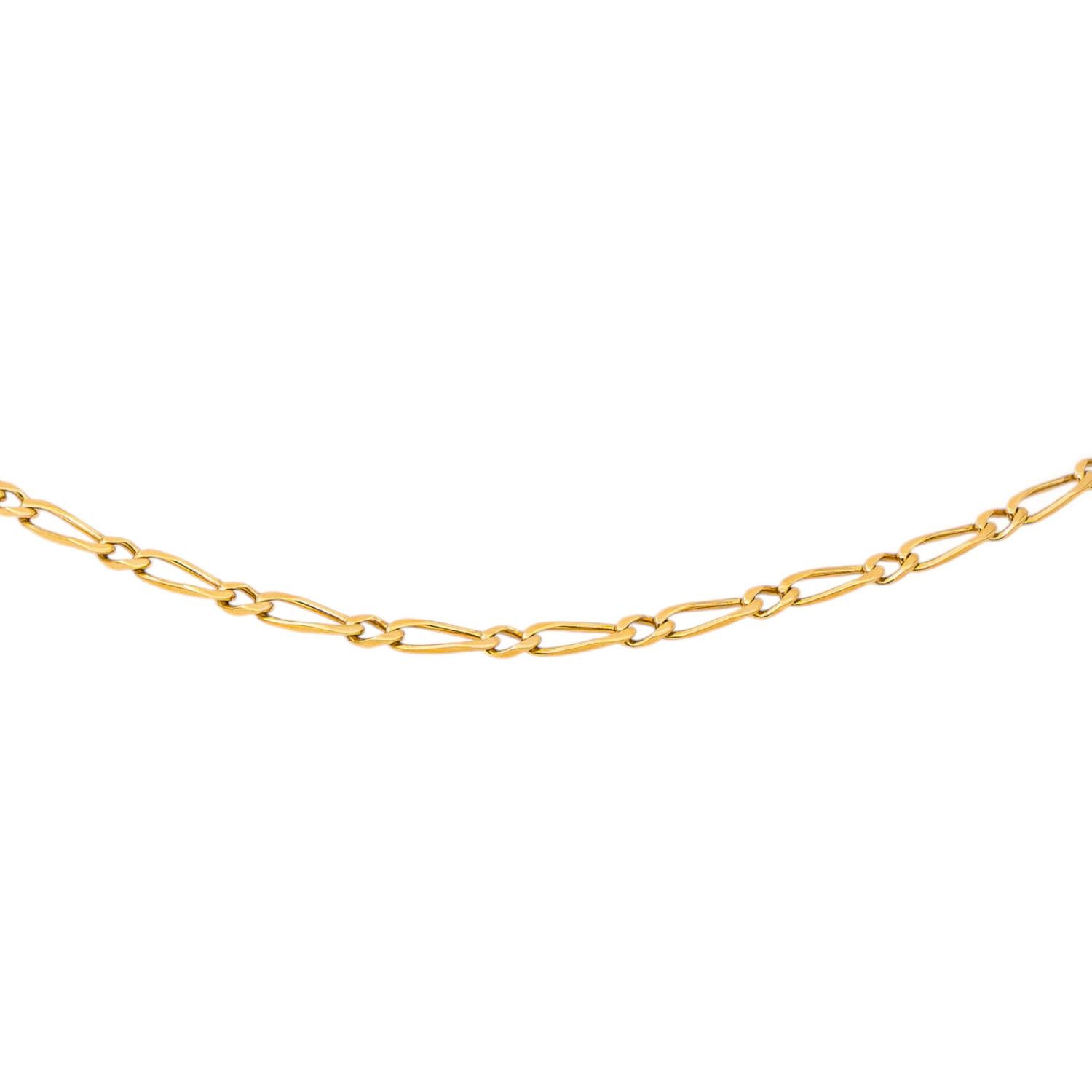 Collier Maille Figaro Or jaune