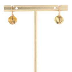 Yellow gold and Rose gold Lever-back Earrings
