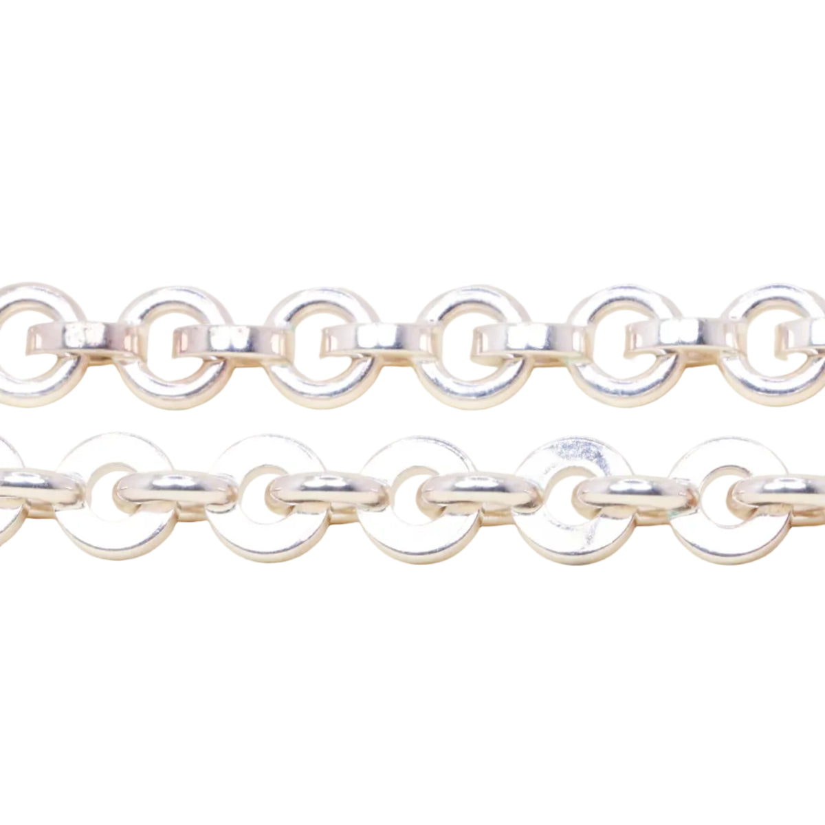 HERMÈS "Voltige" Silver Choker Necklace