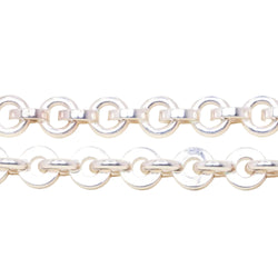 HERMÈS "Voltige" Silver Choker Necklace