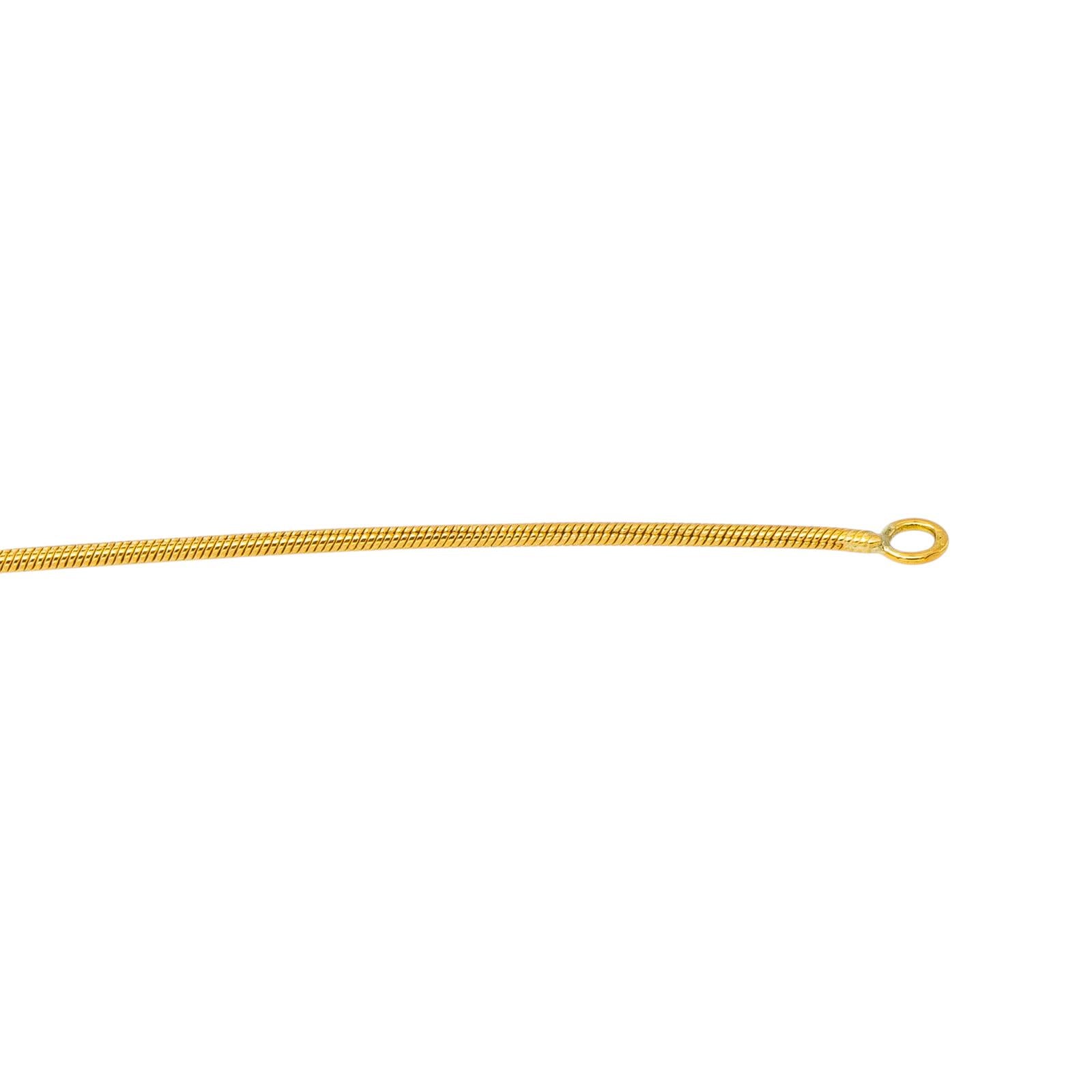 Yellow Gold Serpentine Link Necklace