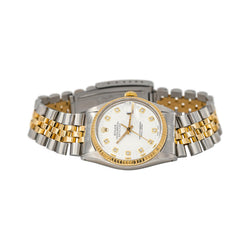 Rolex Datejust Watch, Yellow gold with Diamonds