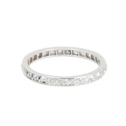 Platinum and Diamond Wedding Band