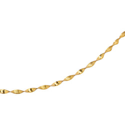 Collier Maille Miroir Or jaune