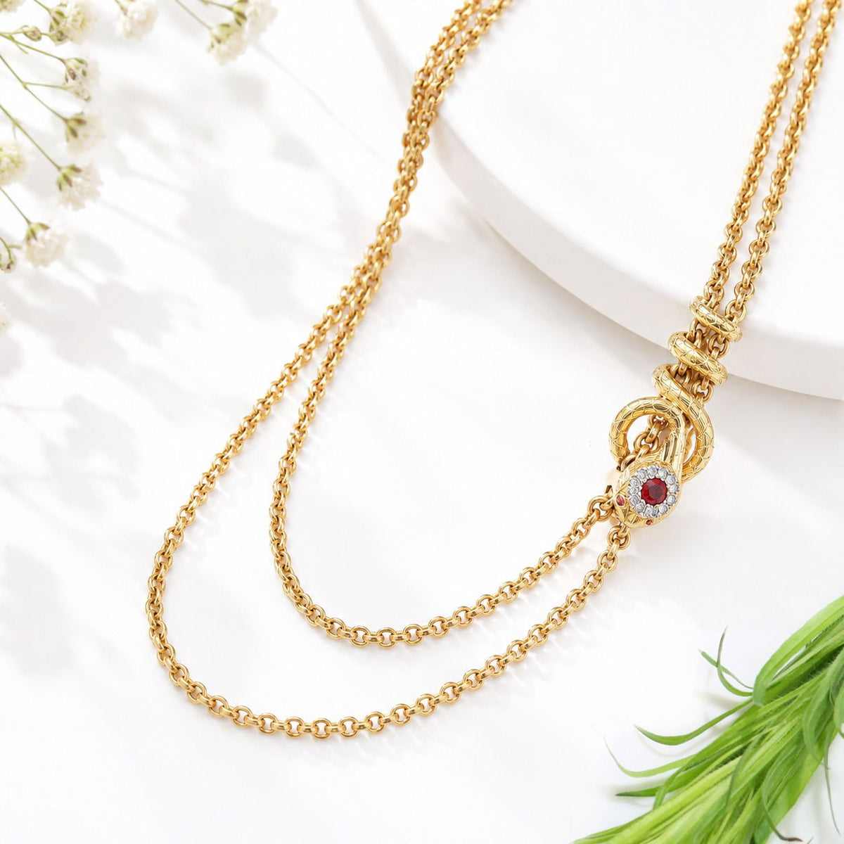 Yellow Gold Long Necklace