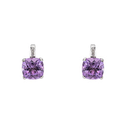 Mauboussin "Petit visage d'amour" Earrings White gold Amethyst