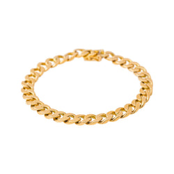 Bracelet Maille Gourmette Or jaune
