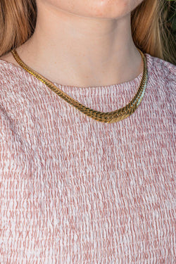 Collier Maille anglaise Or jaune