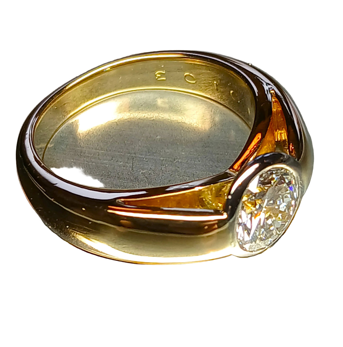 Diamant solitaire 1,01 carats certifié