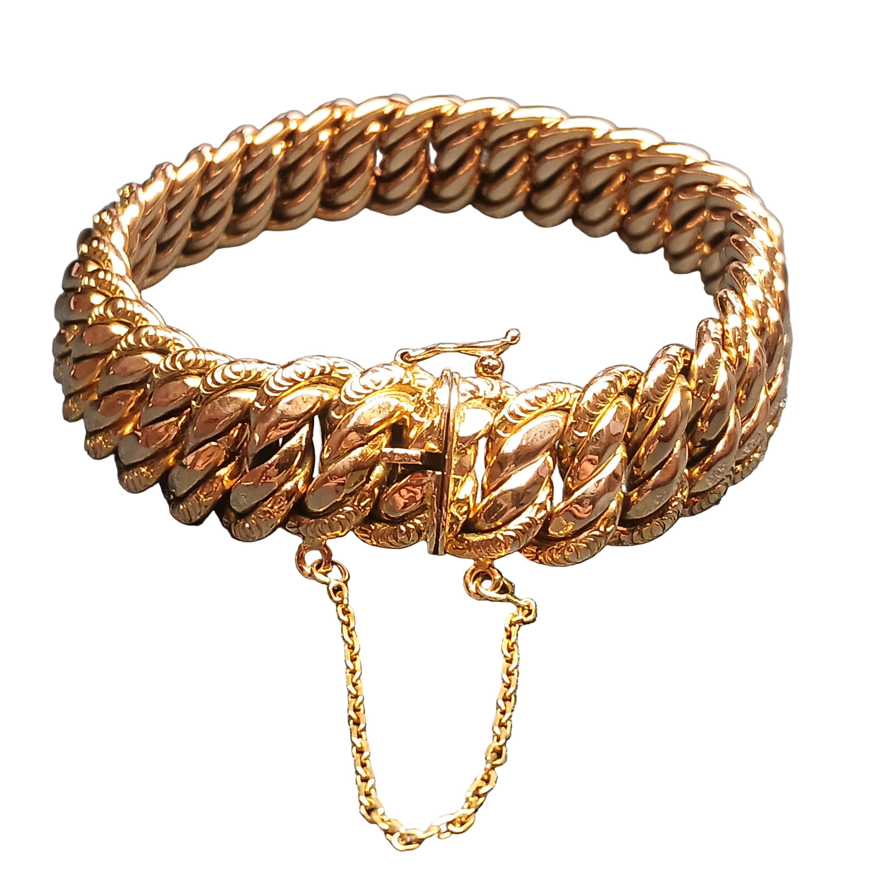 Bracelet Mesh in yellow gold