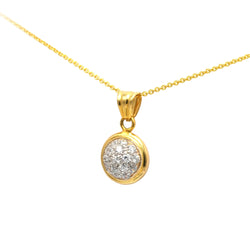 Yellow Gold and Diamond Pendant