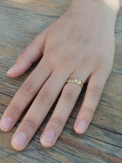 Art Nouveau Yellow Gold Ring