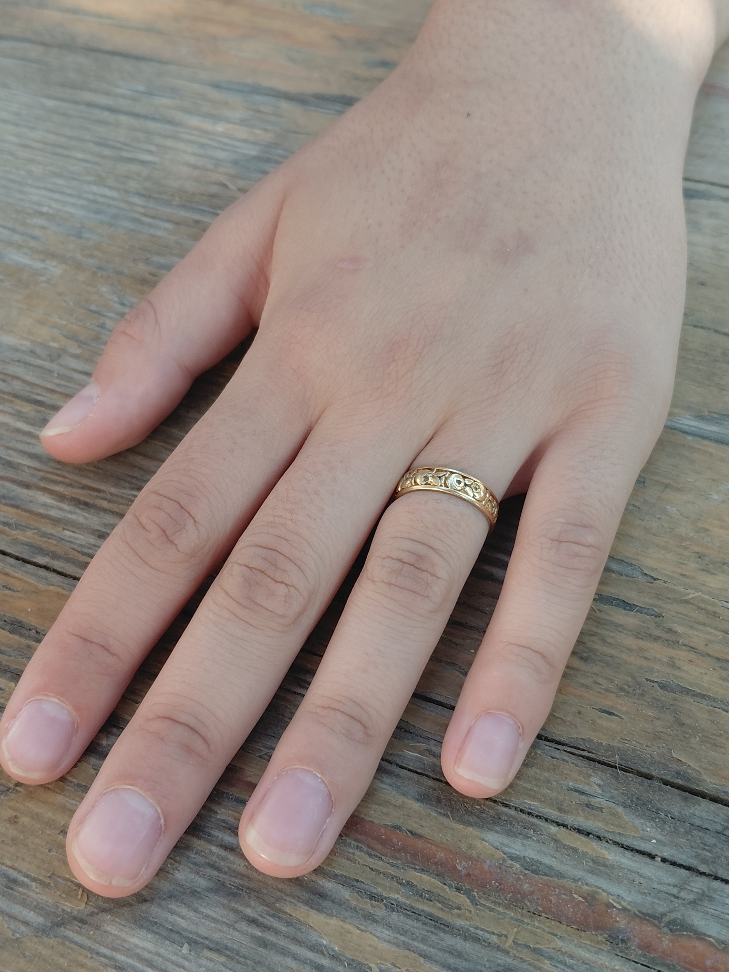 Art Nouveau Yellow Gold Ring
