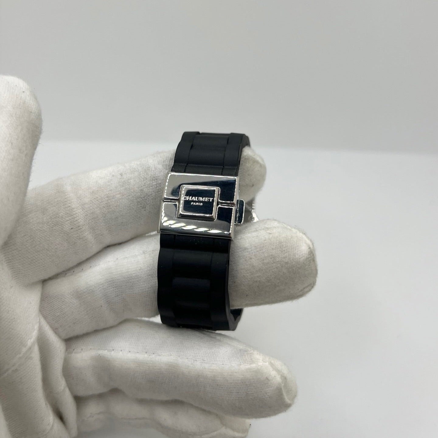 CHAUMET "Class One" Watch in Steel and Rubber