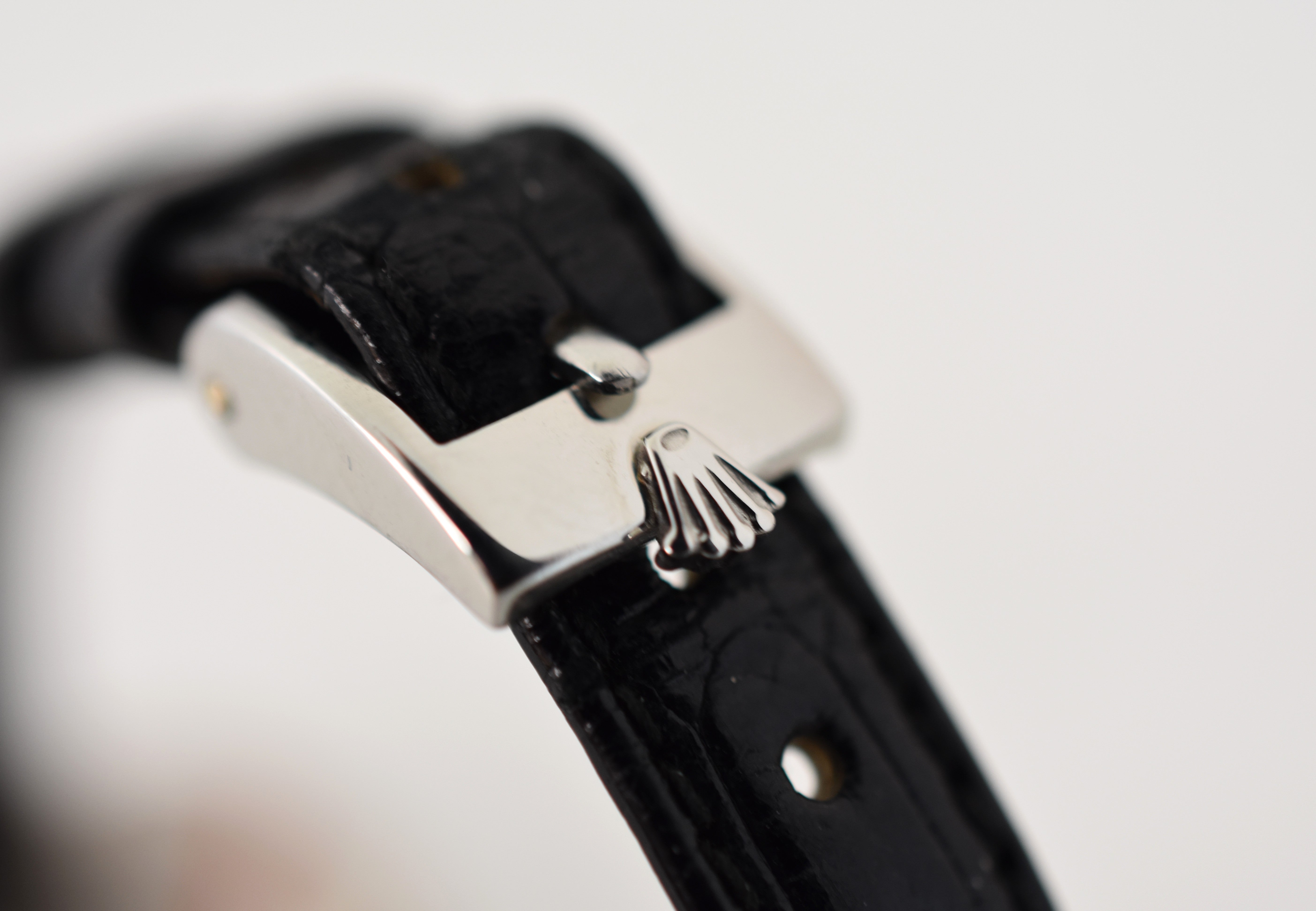 Rolex dame Cellini, ligne Zephir, réf. 4082/9, circa 1970, or blanc 18 carats