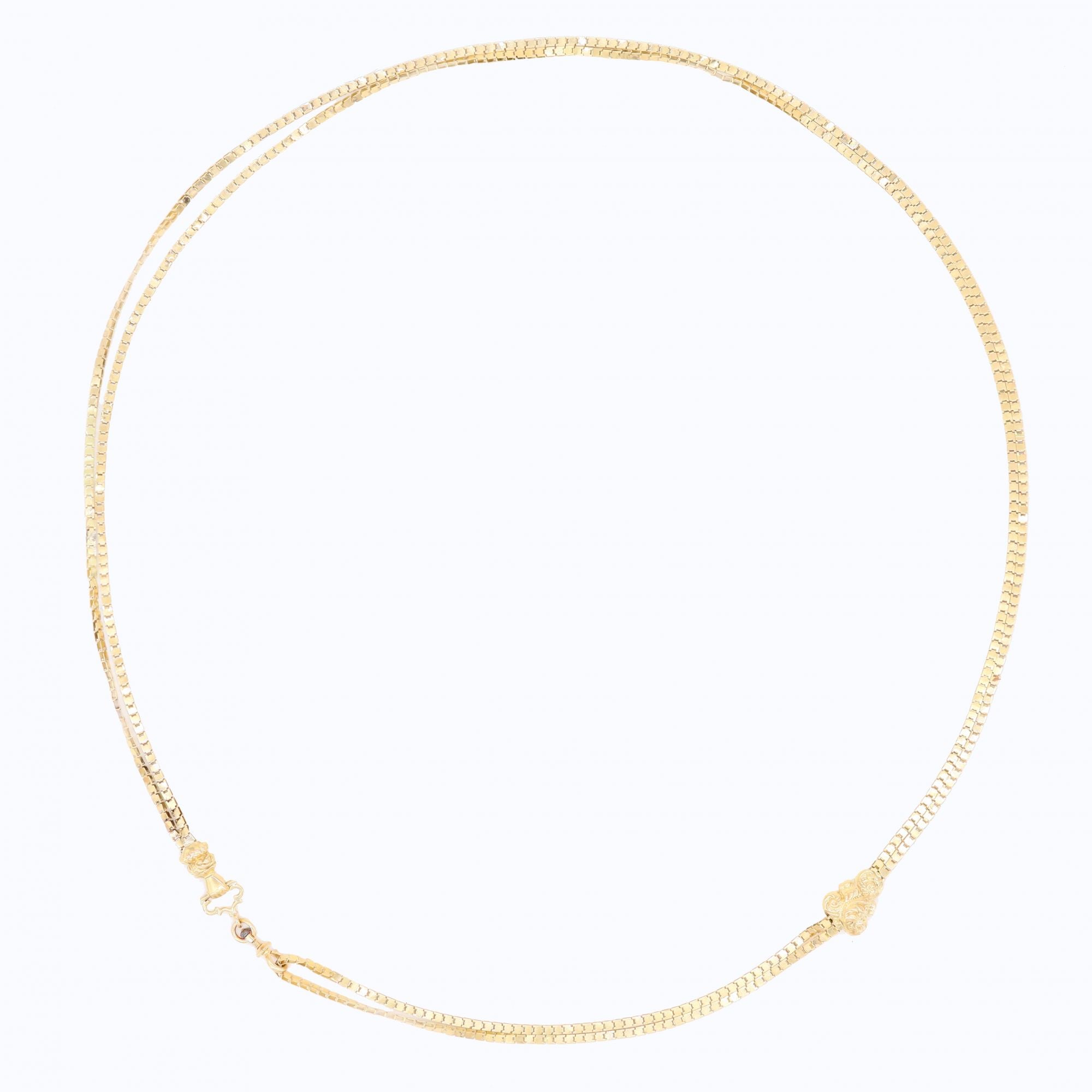 Collier Sautoir en or jaune