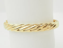 Yellow Gold Bangle Bracelet