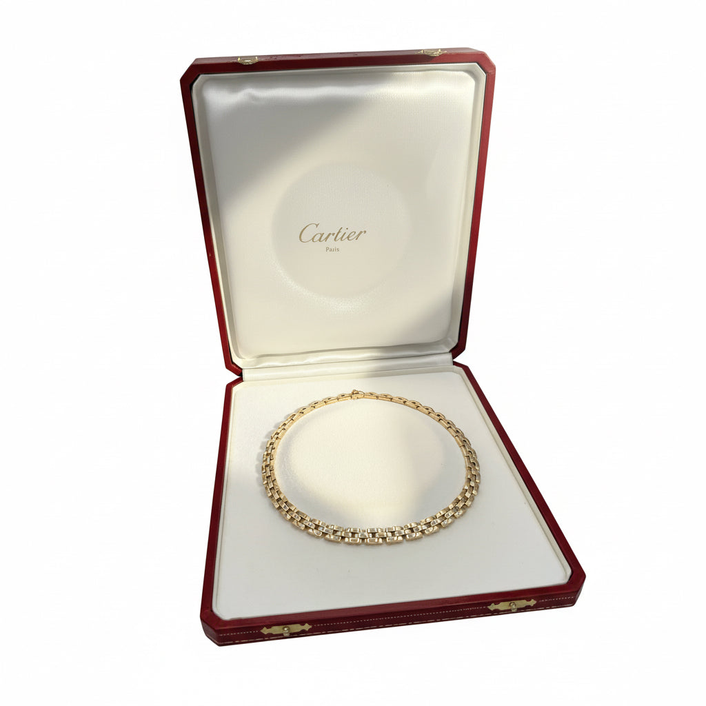 Cartier - Panthère Necklace - Yellow gold - 3-row