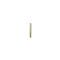 Yellow Gold and Diamond Wedding Band
