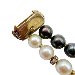 BOUCHERON Bracelet in Yellow gold, Pearls and Diamonds