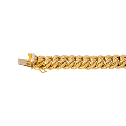 Yellow Gold American Link Bracelet
