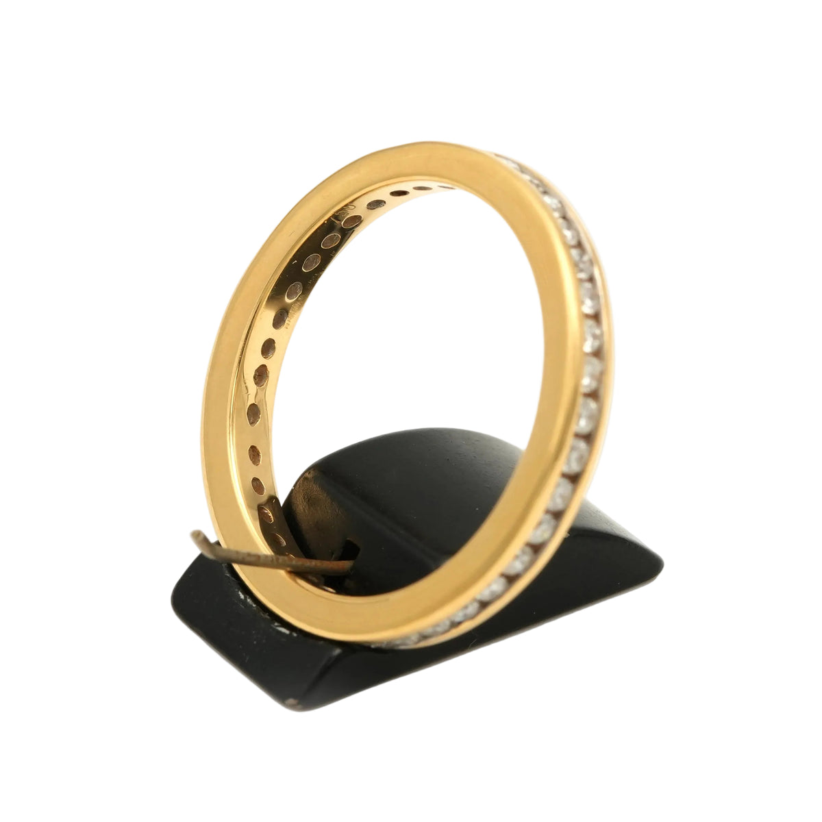 Yellow Gold and Diamond Wedding Band