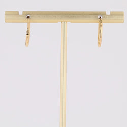 Fines boucles d'oreilles créoles or jaune - Castafiore