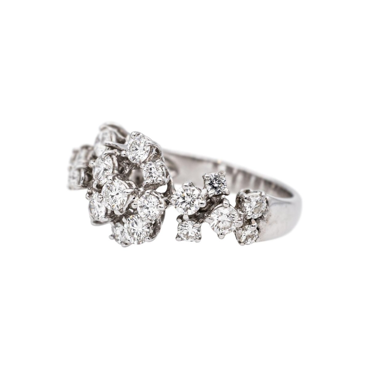 Fred Bague Blanche Or blanc Diamant - Castafiore