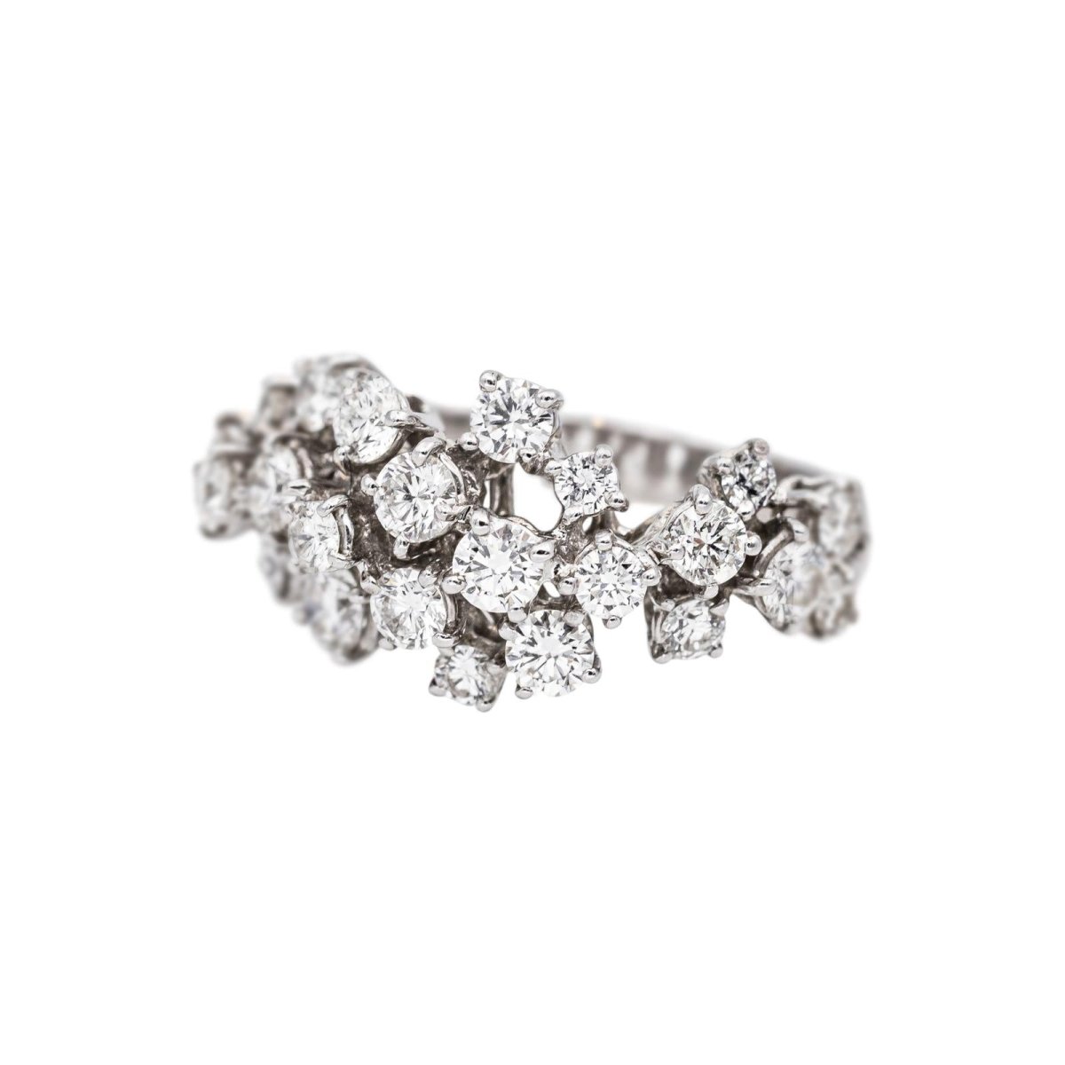 Fred Bague Blanche Or blanc Diamant - Castafiore