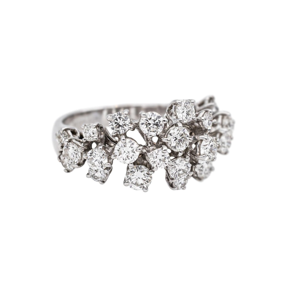 Fred Bague Blanche Or blanc Diamant - Castafiore