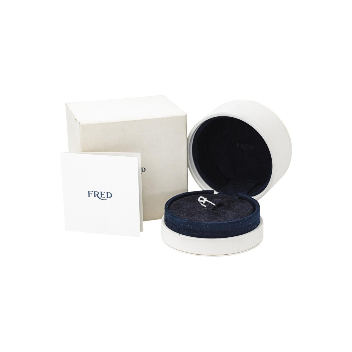 Fred Bague Force 10 Or blanc Diamant - Castafiore